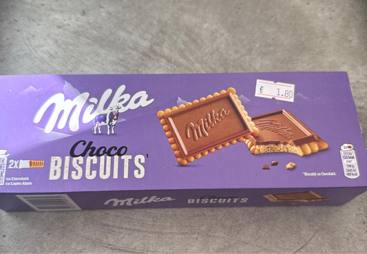 milka choco biscuits
