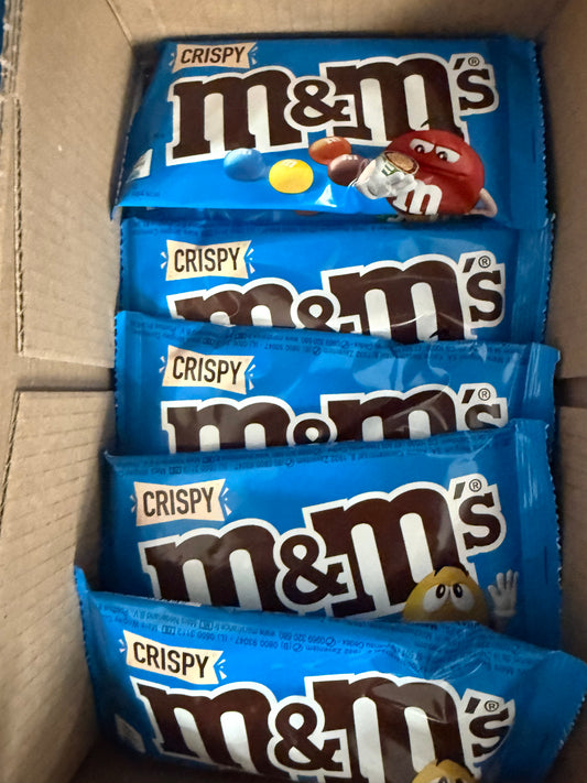 m&ms crispy