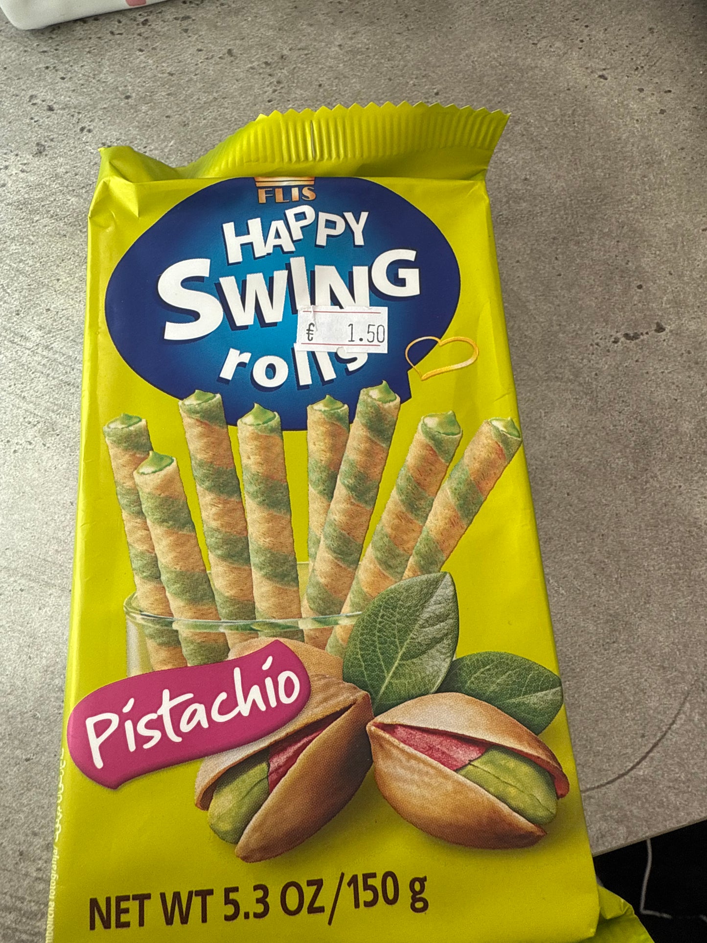 swing rolls pistache
