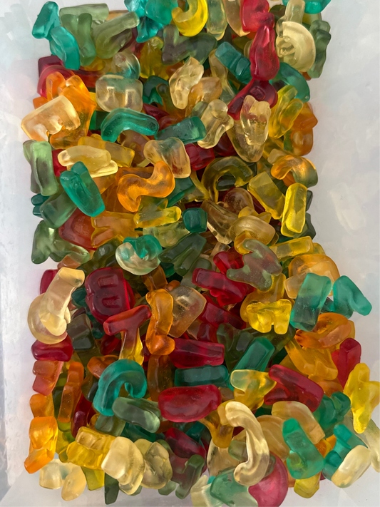 chiffres et lettres fruits lisse