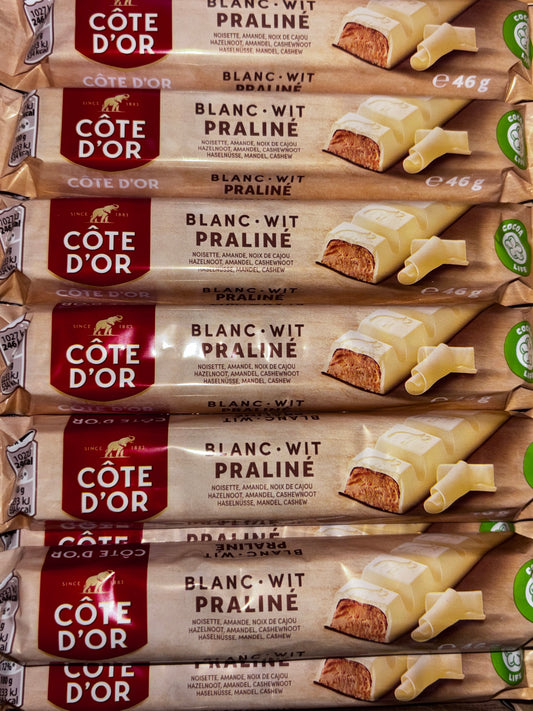 Côte d’or blanc praliné